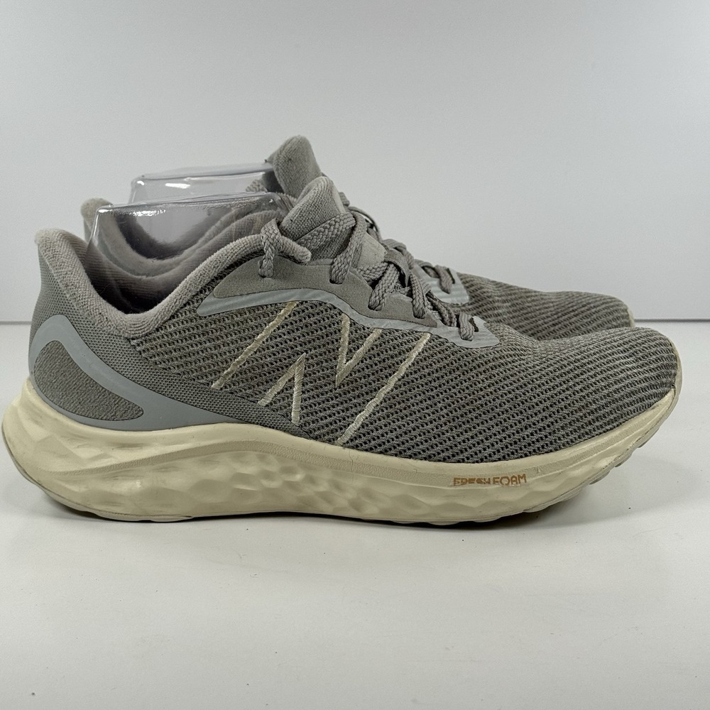NEW BALANCE FRESH FOAM ARISHI V4 RUNNING SHOE GREY ANGORA WOMEN'S SIZE 9.5 MEN 8